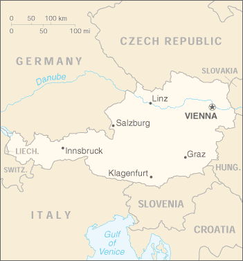 map-austria