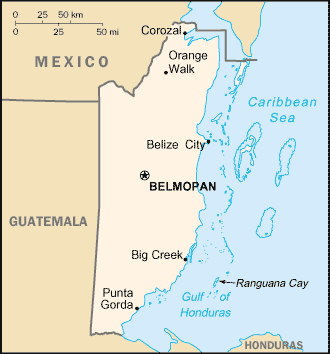 Location Belize_CIA