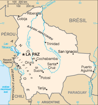 Location Bolivia