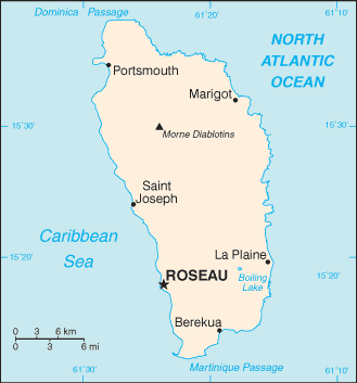 Location Dominica