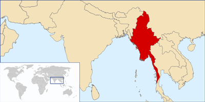 Location-Myanmar