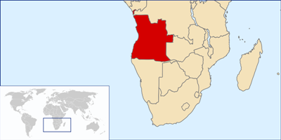 location Angola