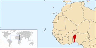 Location Benin