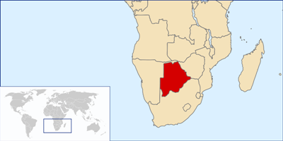 Location Botswana