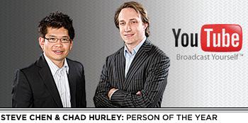 Steve Chen and Chad Hurley (USA), Annual Webby Awards 2007 (Académie Internationale des Arts et des Sciences Numériques - IADAS)