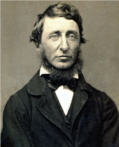 Le philosophe et poète Henry David Thoreau (1817-1862) en juin 1856 (dp).