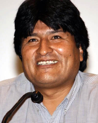 Juan Evo Morales Ayma, 80th President of the Republic of Bolivia / 1er Président de la République de Bolivie d'origine amérindienne 