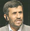 Mahmoud Ahmadinejad, President of the Islamic Republic of Iran / Président élu de la République islamique d'Iran. Photo daniella Zalcman