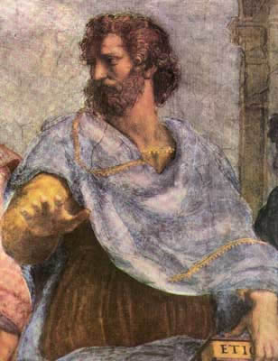 Aristotle by Raphael (Aristote, portrait pictural de Raphael)